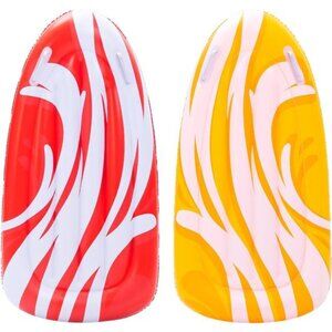 2 Pack Inflatable Body Boards for Water‎ Slides, Body Board for Slip for Kids